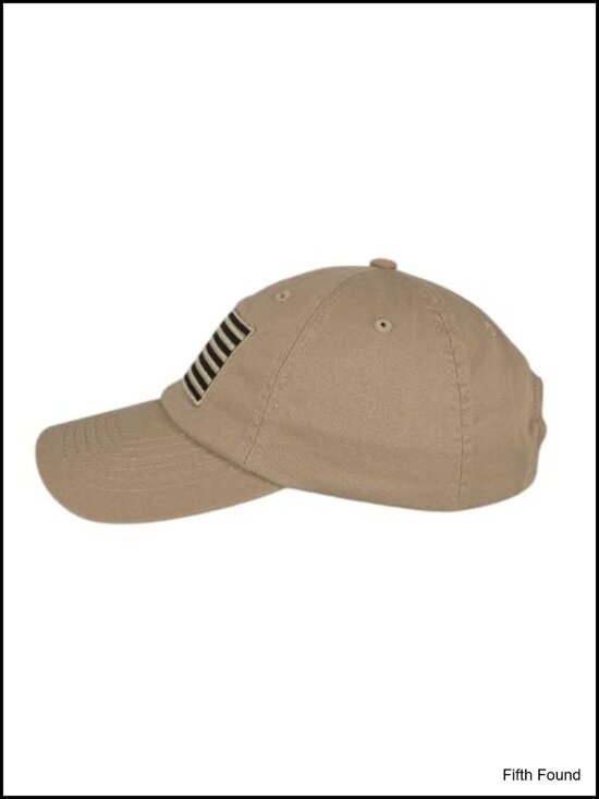 Embroidered American Flag Baseball Cap 100% Cotton Adjustable Dad Hat main image 5